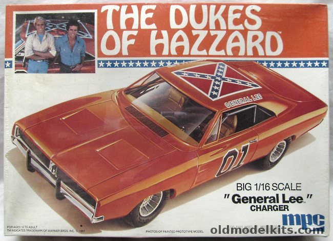 MPC 1/16 The Dukes of Hazzard 'General Lee' Dodge Charger, 1-3058 plastic model kit